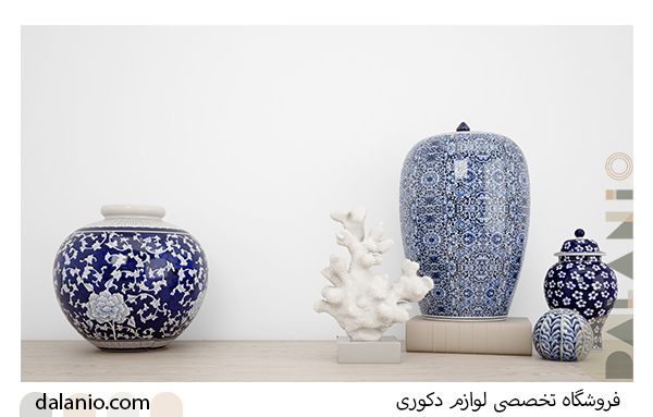 گلدان دکوری کلاسیک 