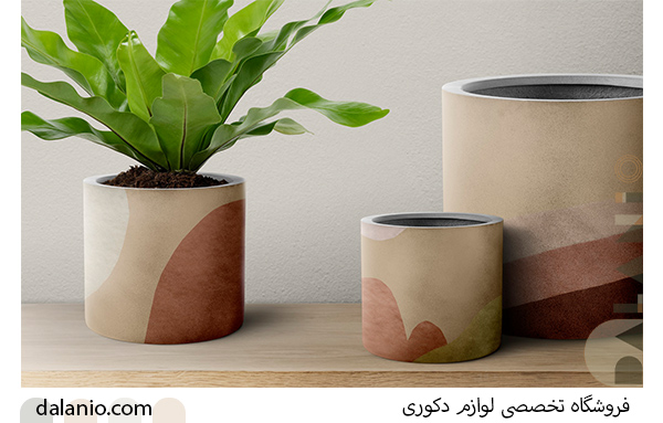 گلدان سفالی جدید